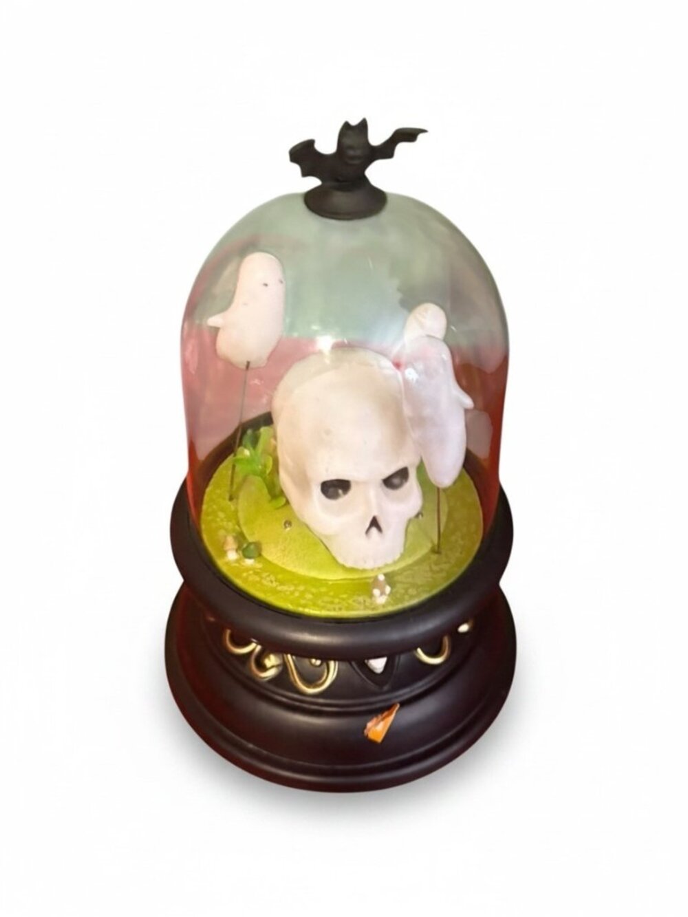 Hyde & EEK! Boutique Lit Skull & Ghosts  in Dome Halloween Decor